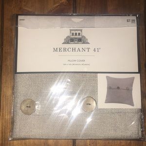 Two gray pillow covers from Hobby Lobby, new